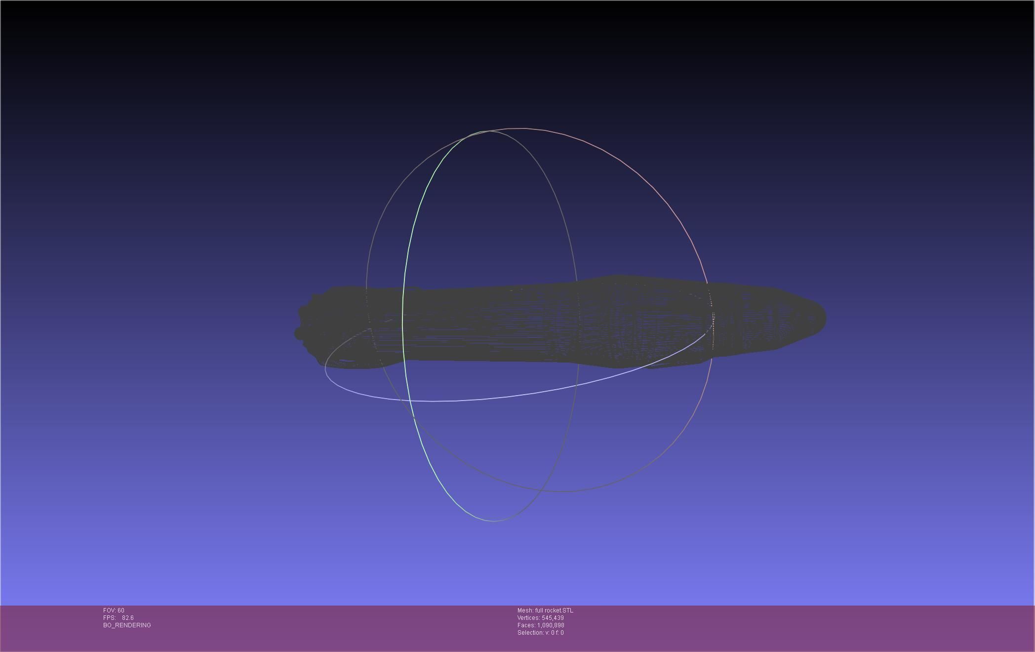 Stoke Space Nova Rocket Miniature 3D print model_41