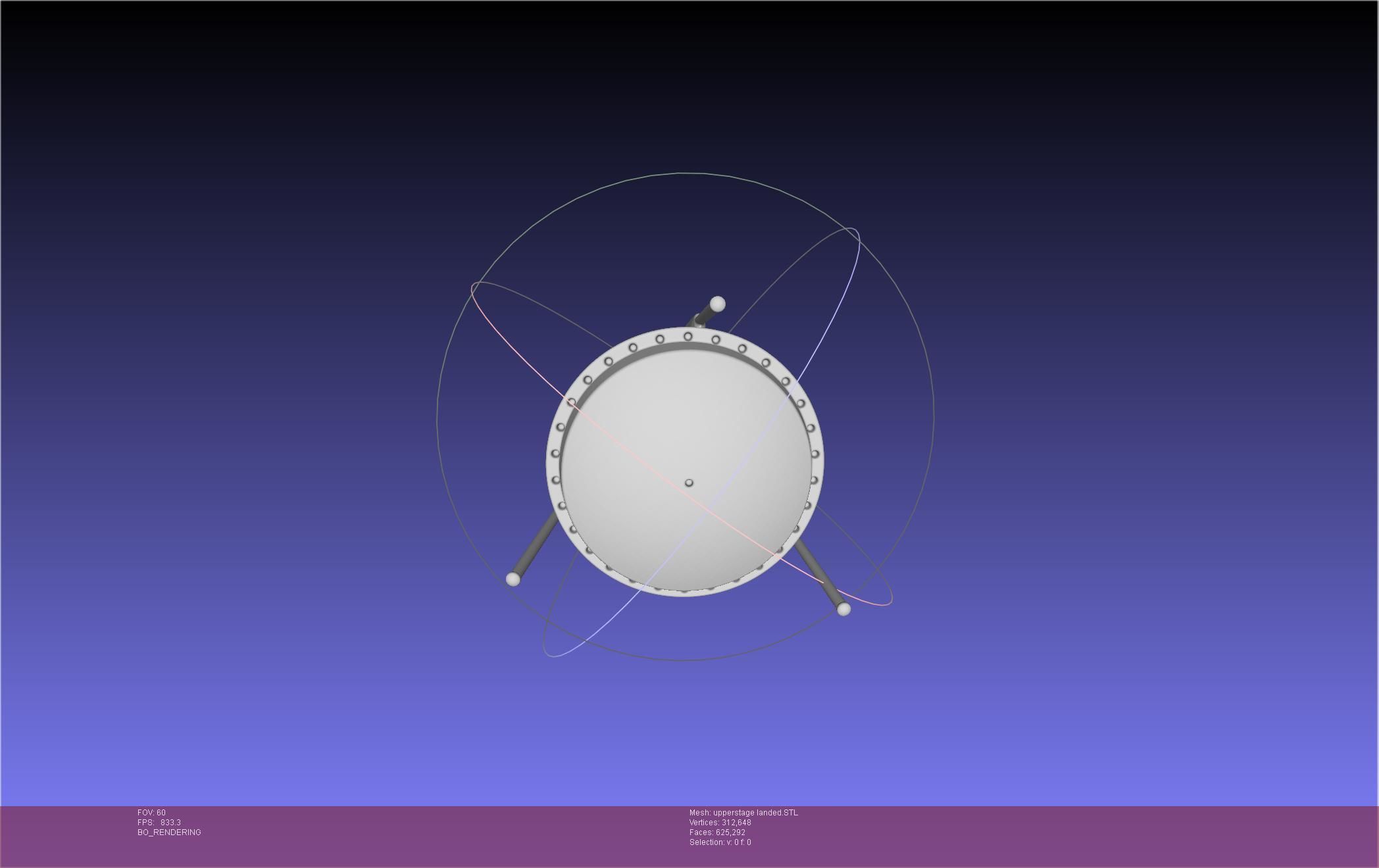 Stoke Space Nova Rocket Miniature 3D print model_89