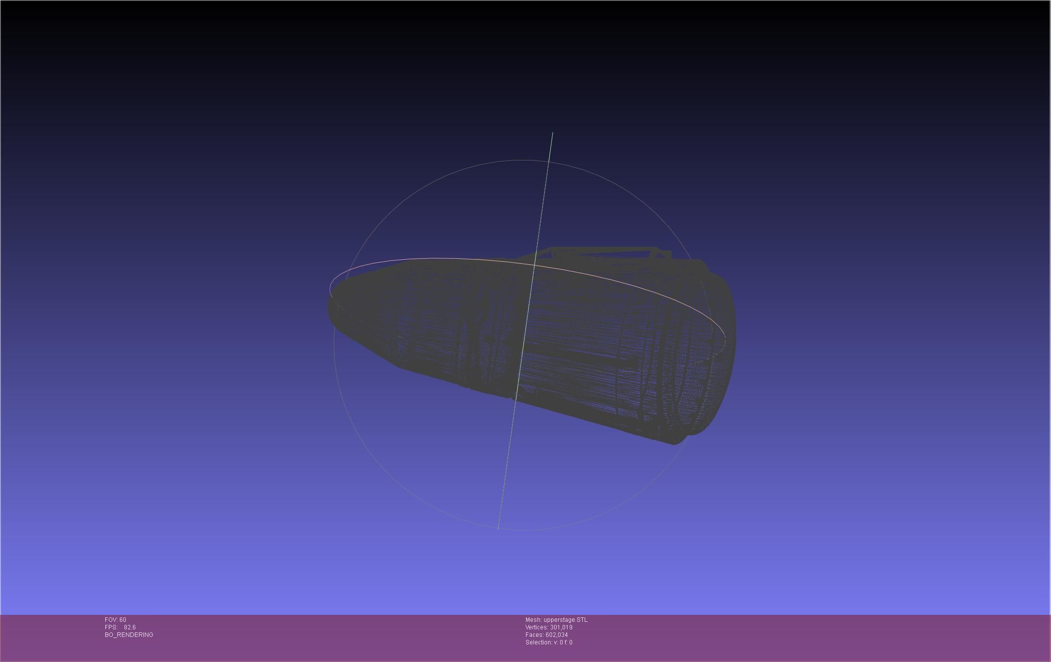 Stoke Space Nova Rocket Miniature 3D print model_93