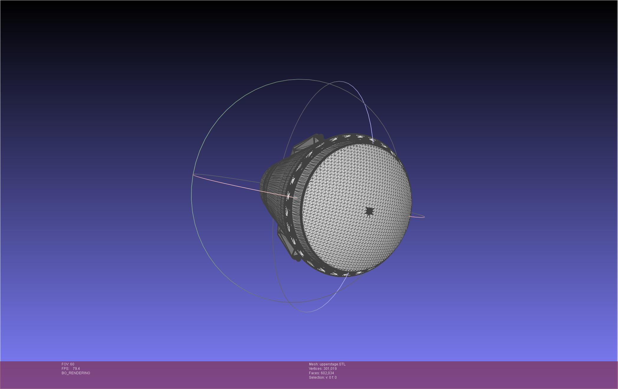 Stoke Space Nova Rocket Miniature 3D print model_92