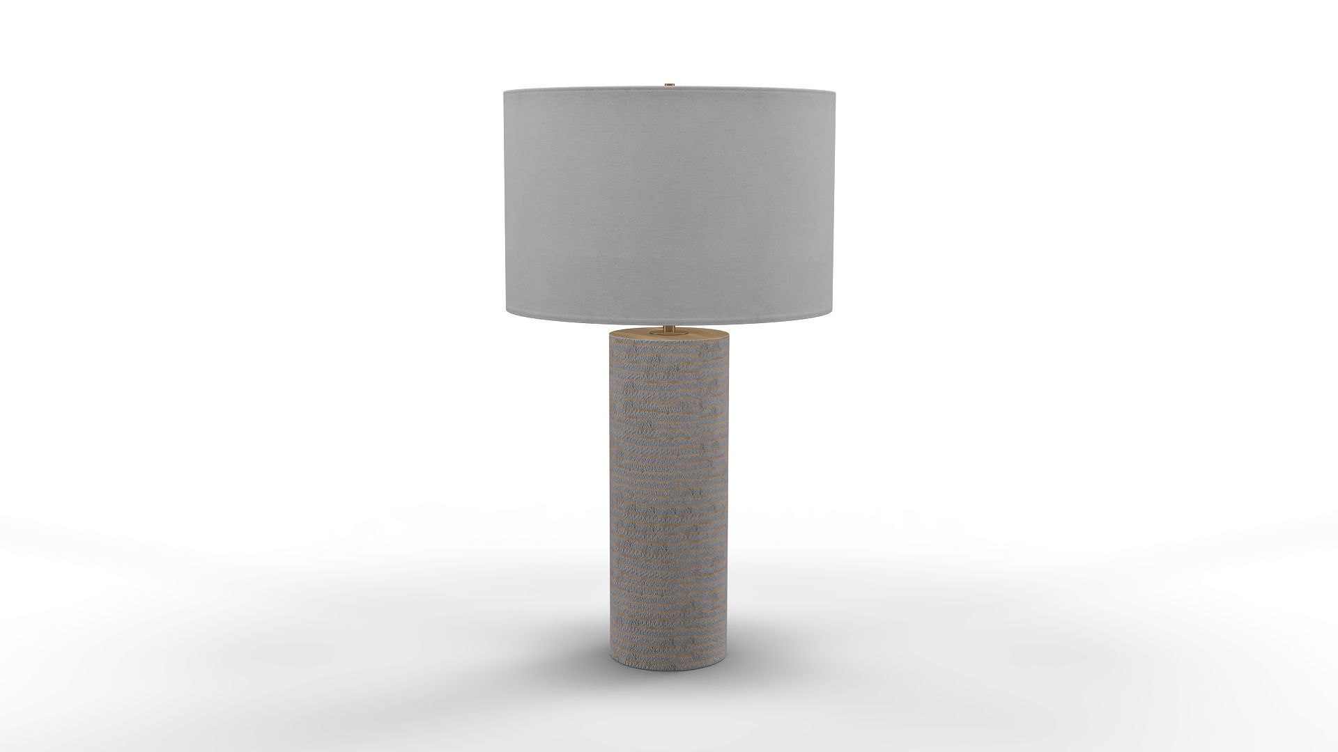 Uttermost Monolith Gray Table 3D model_9