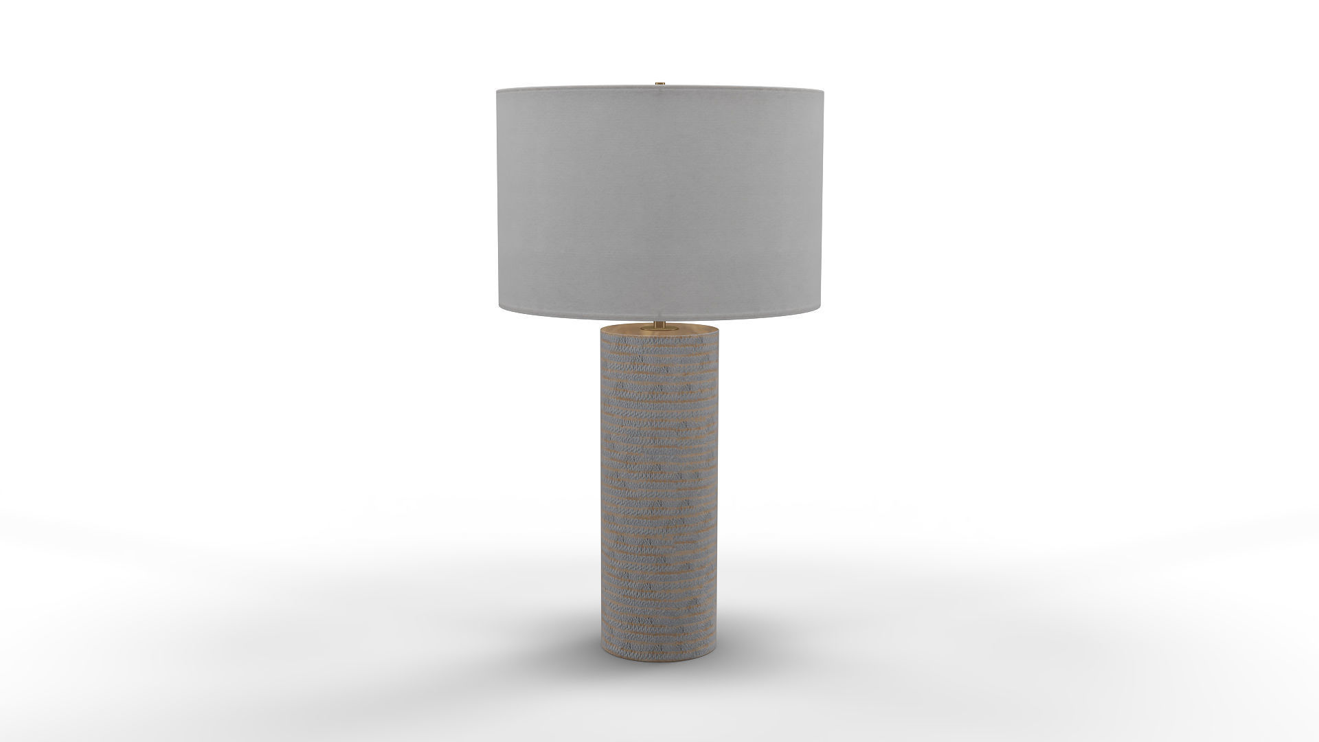 Uttermost Monolith Gray Table 3D model_14
