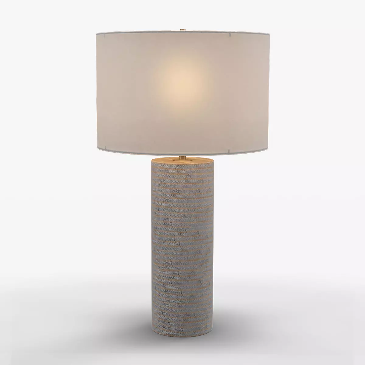 Uttermost Monolith Gray Table 3D model_0