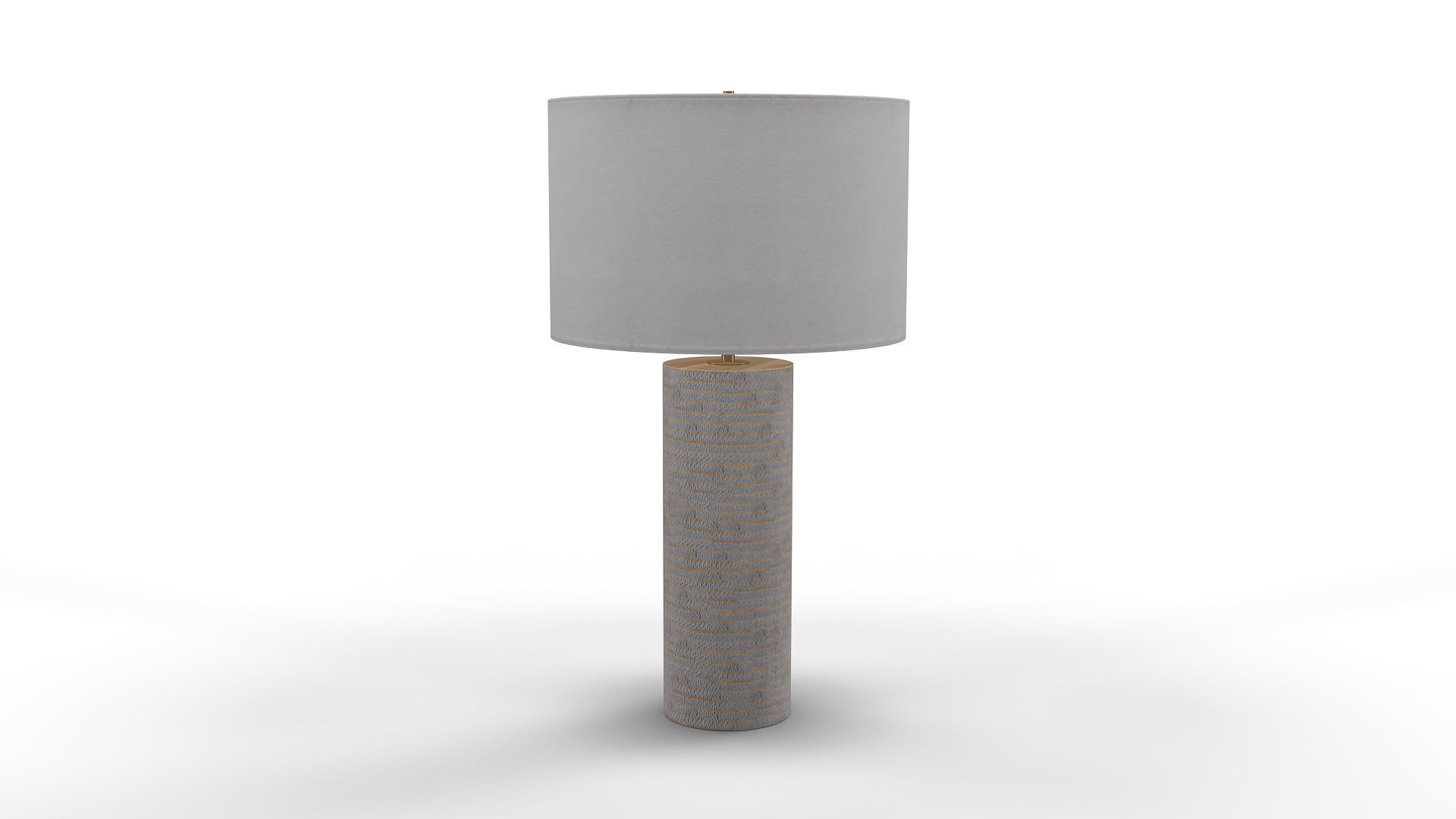 Uttermost Monolith Gray Table 3D model_13
