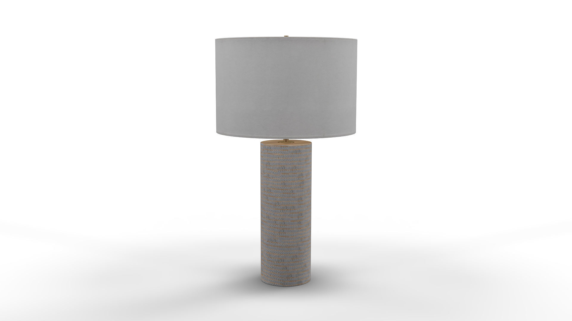 Uttermost Monolith Gray Table 3D model_6