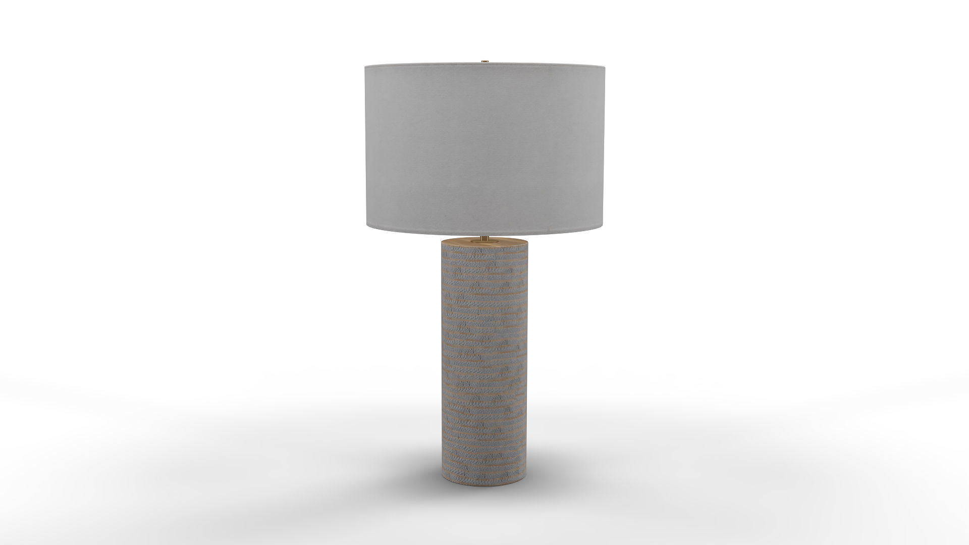 Uttermost Monolith Gray Table 3D model_1
