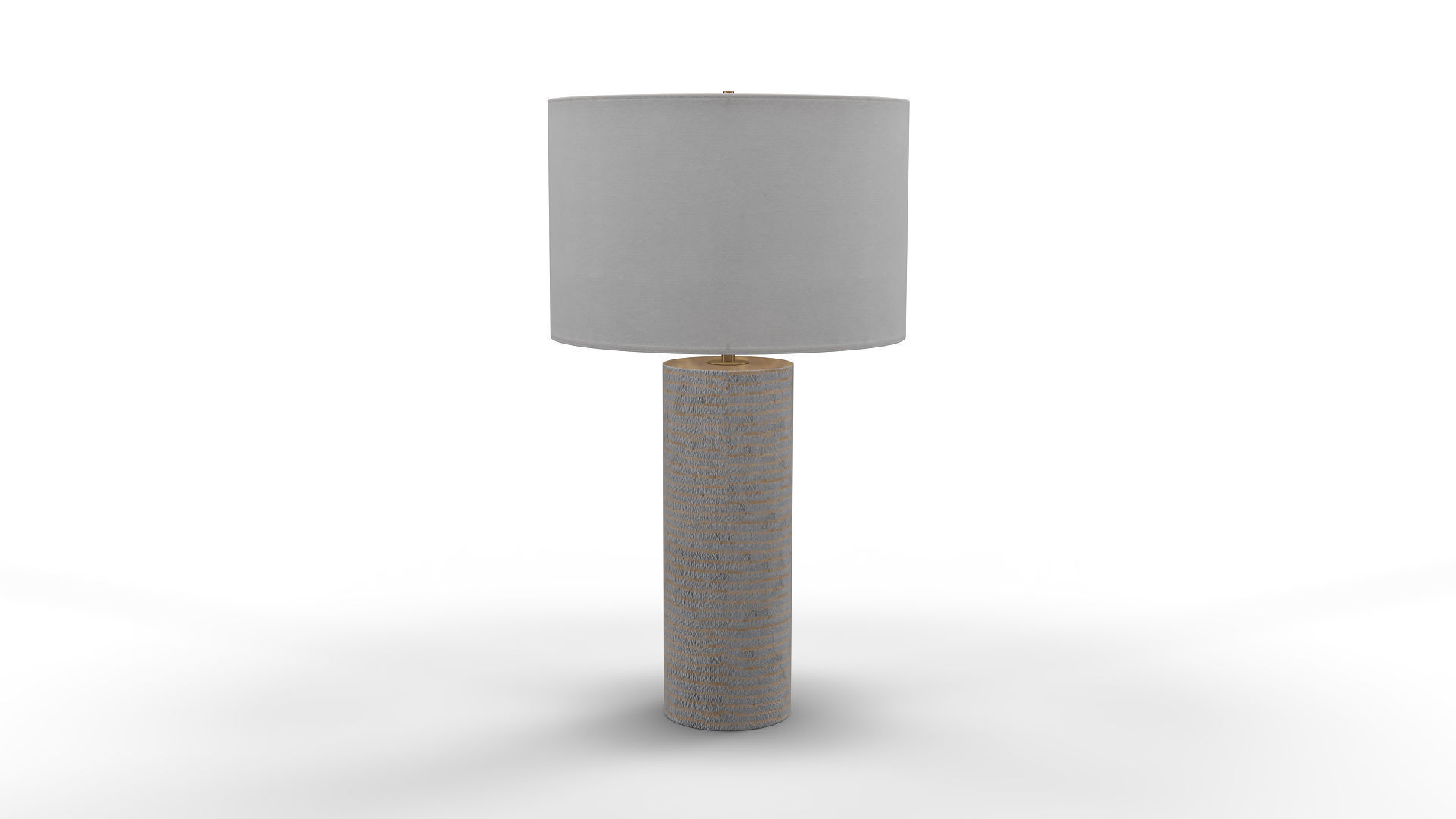 Uttermost Monolith Gray Table 3D model_8