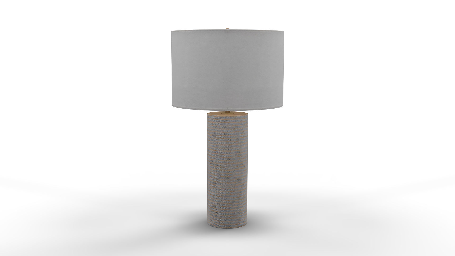 Uttermost Monolith Gray Table 3D model_5