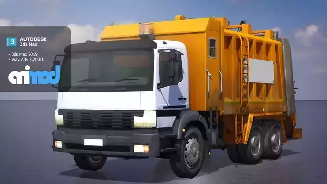 TW Rubbish Truck 001 3D model
