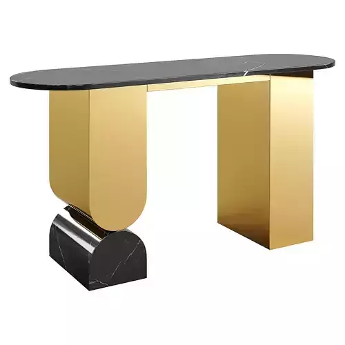 Flamara Noir Console 3D model