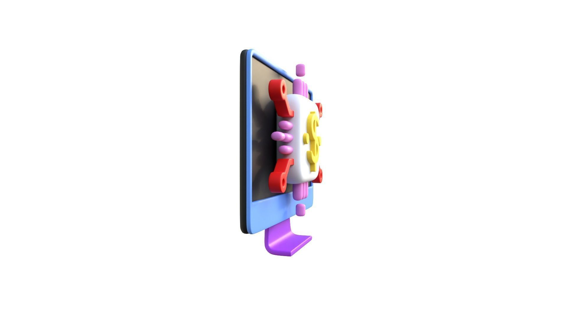 Finance Tech 3D model_15