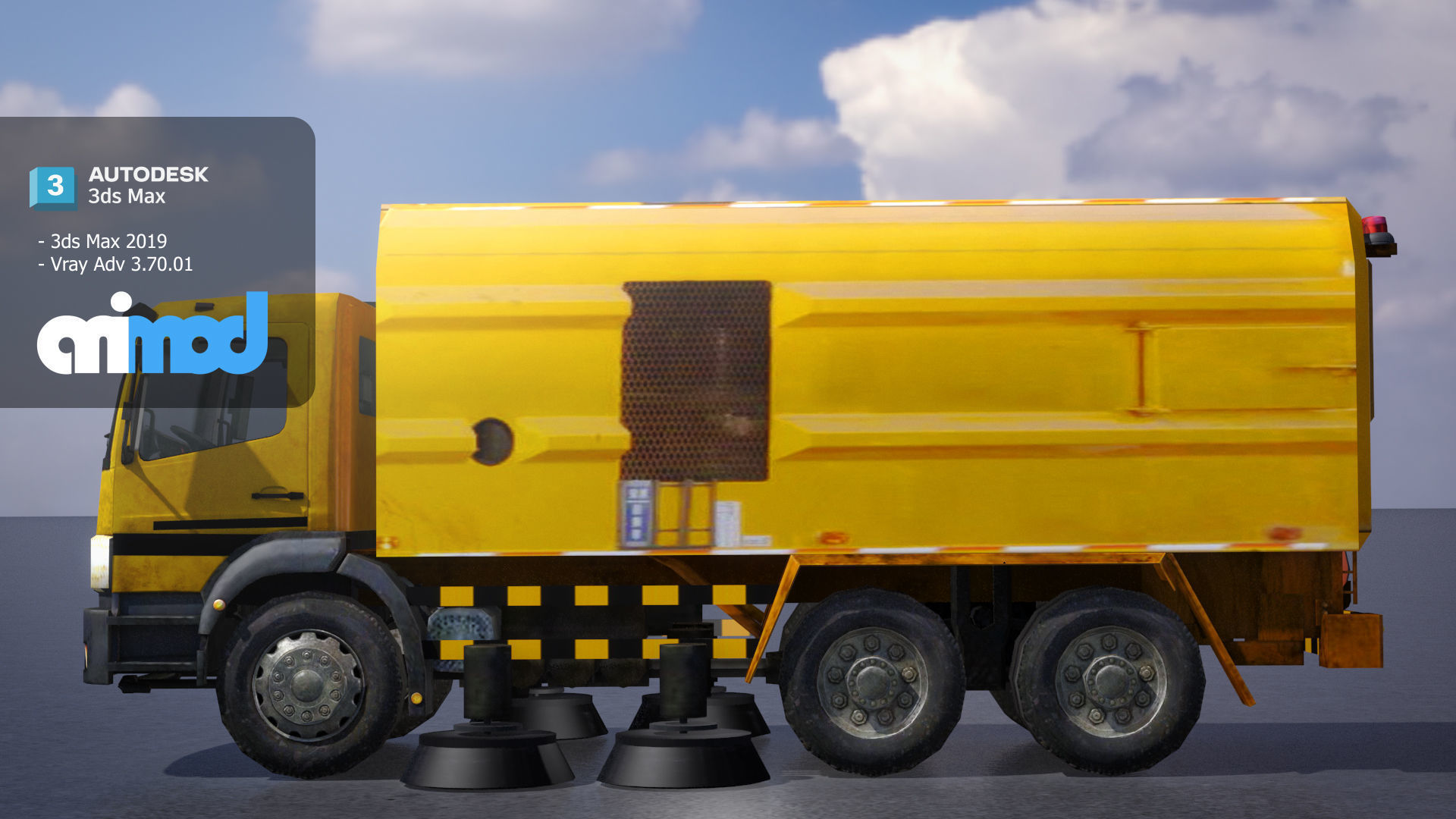 TW Street Sweeper 001 3D model_2