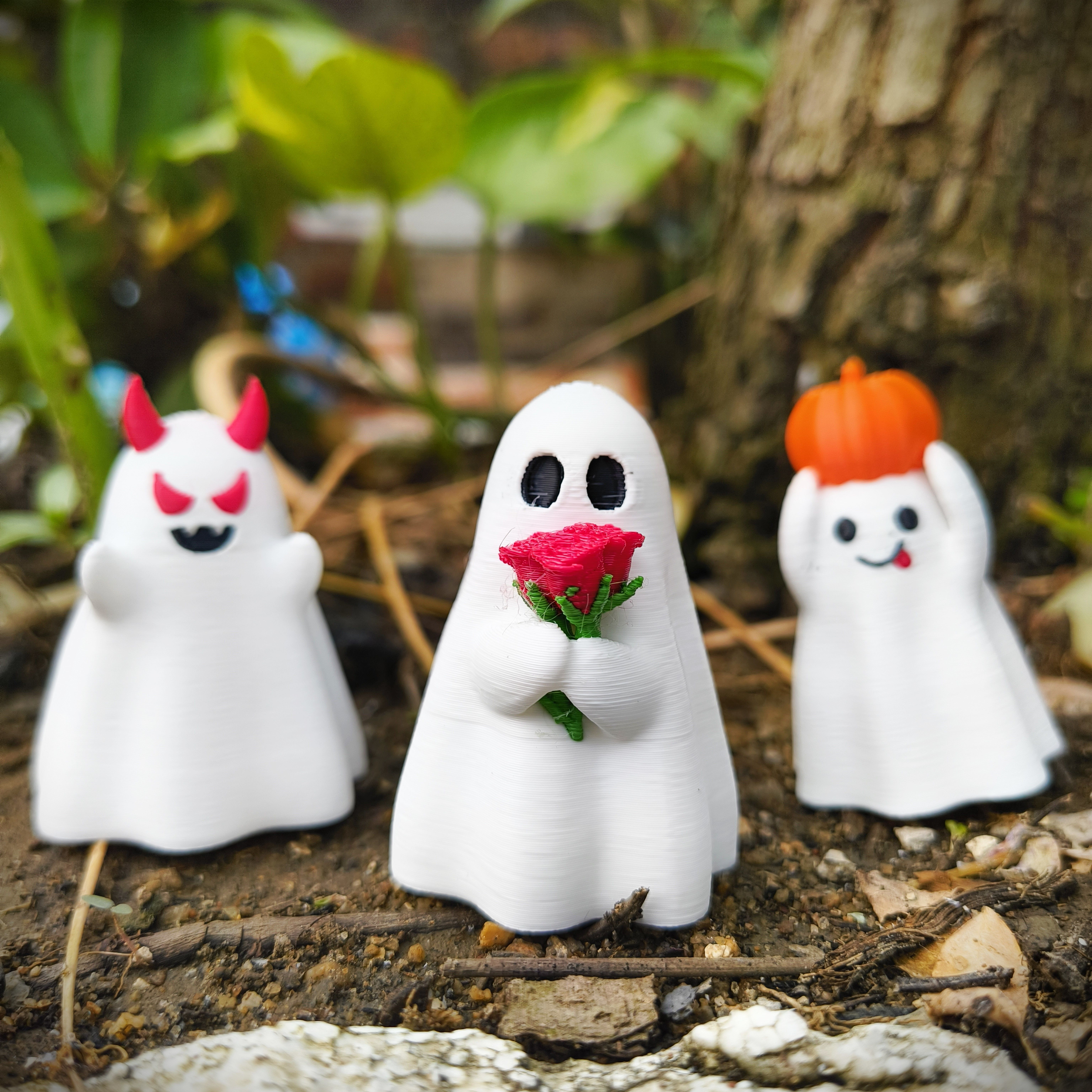 Halloween Special - Cute Boo Ghost collection 3D print model_4