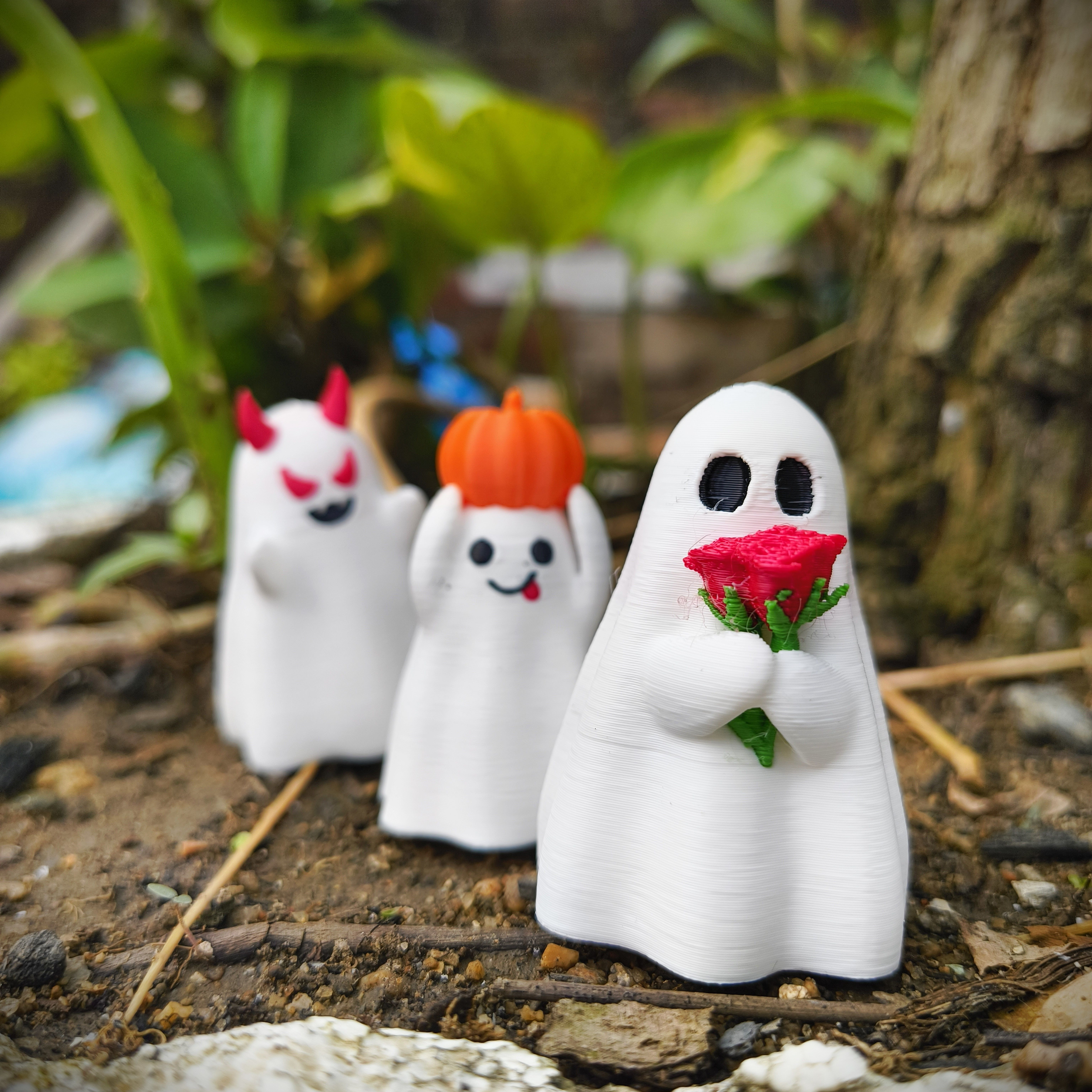 Halloween Special - Cute Boo Ghost collection 3D print model_6