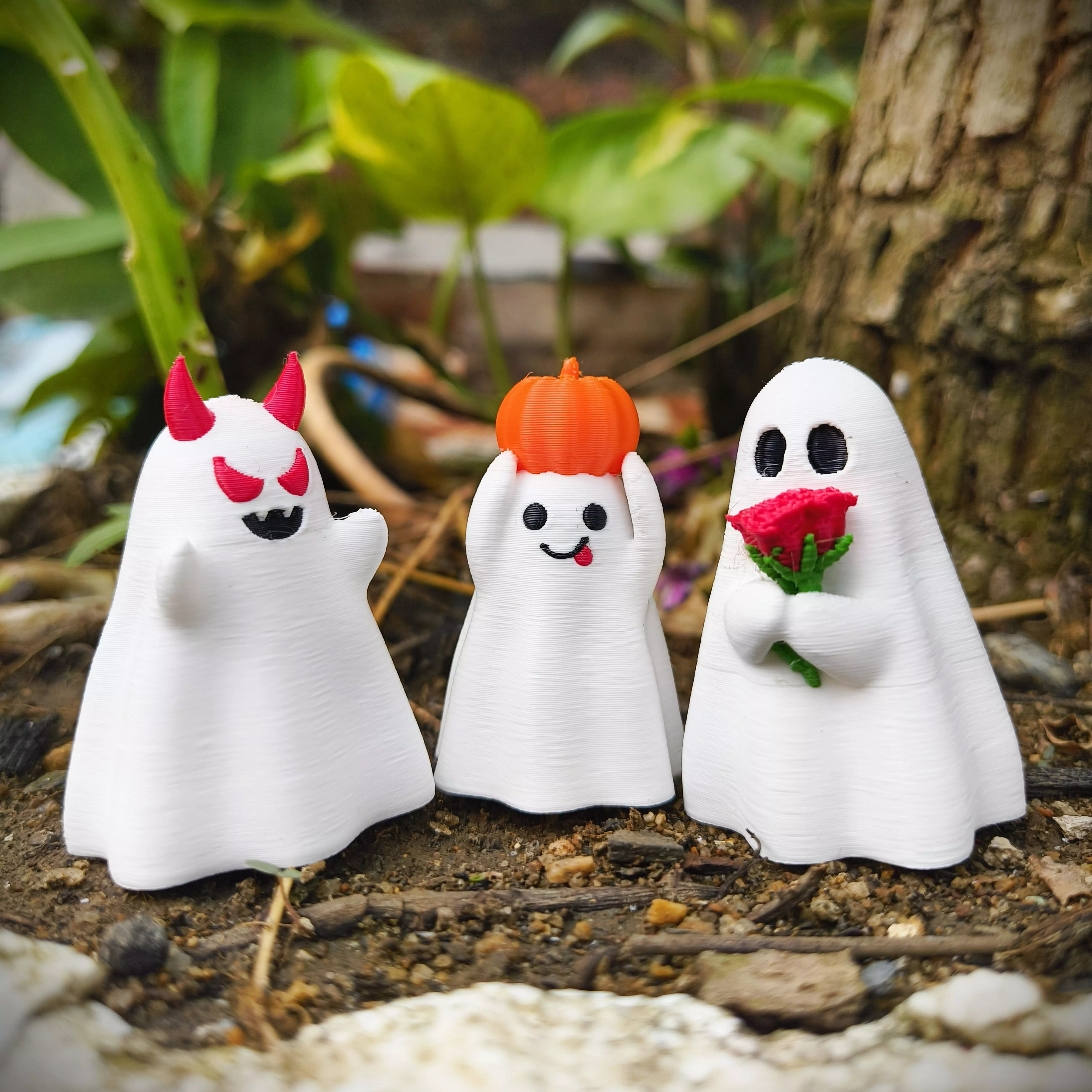 Halloween Special - Cute Boo Ghost collection 3D print model_0
