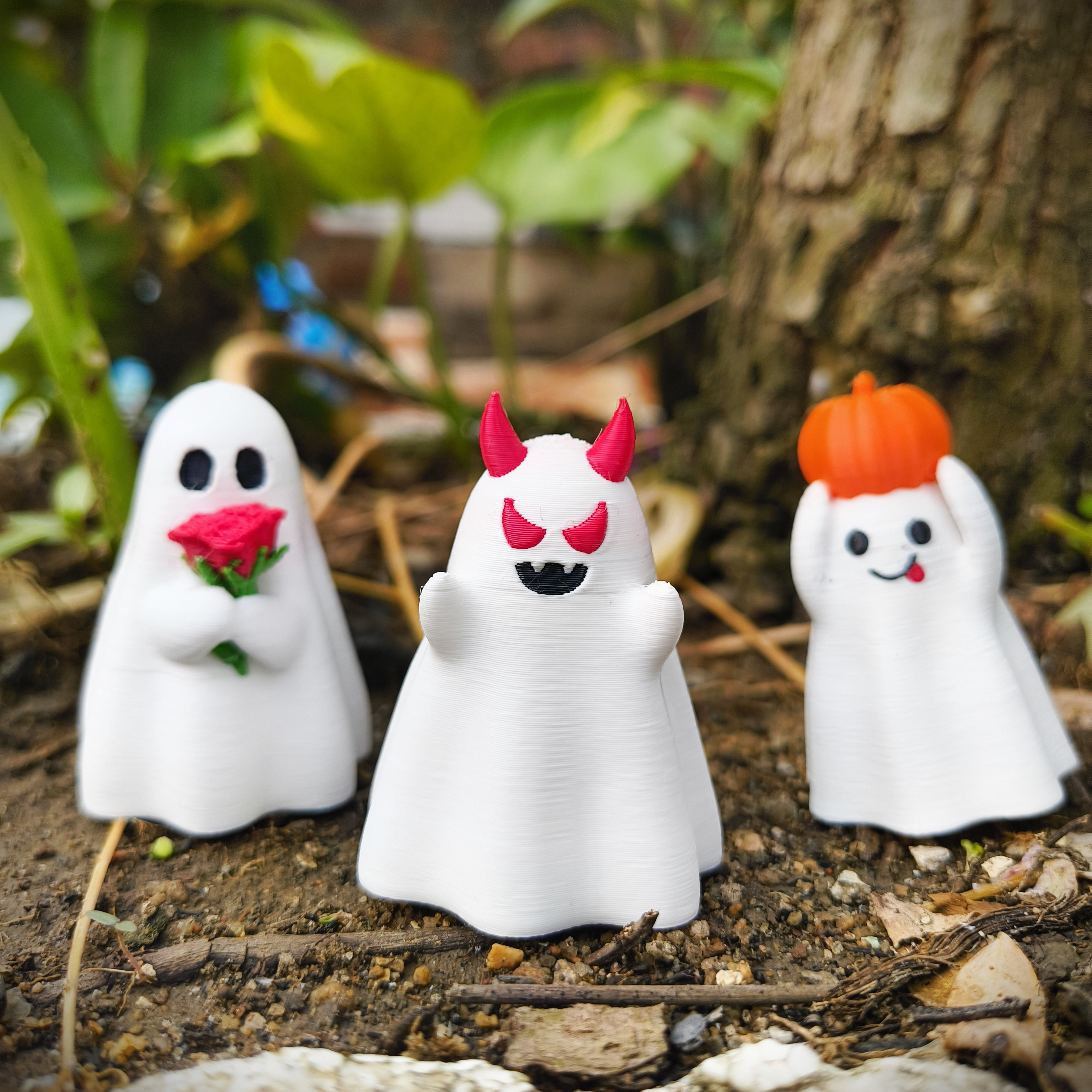 Halloween Special - Cute Boo Ghost collection 3D print model_5