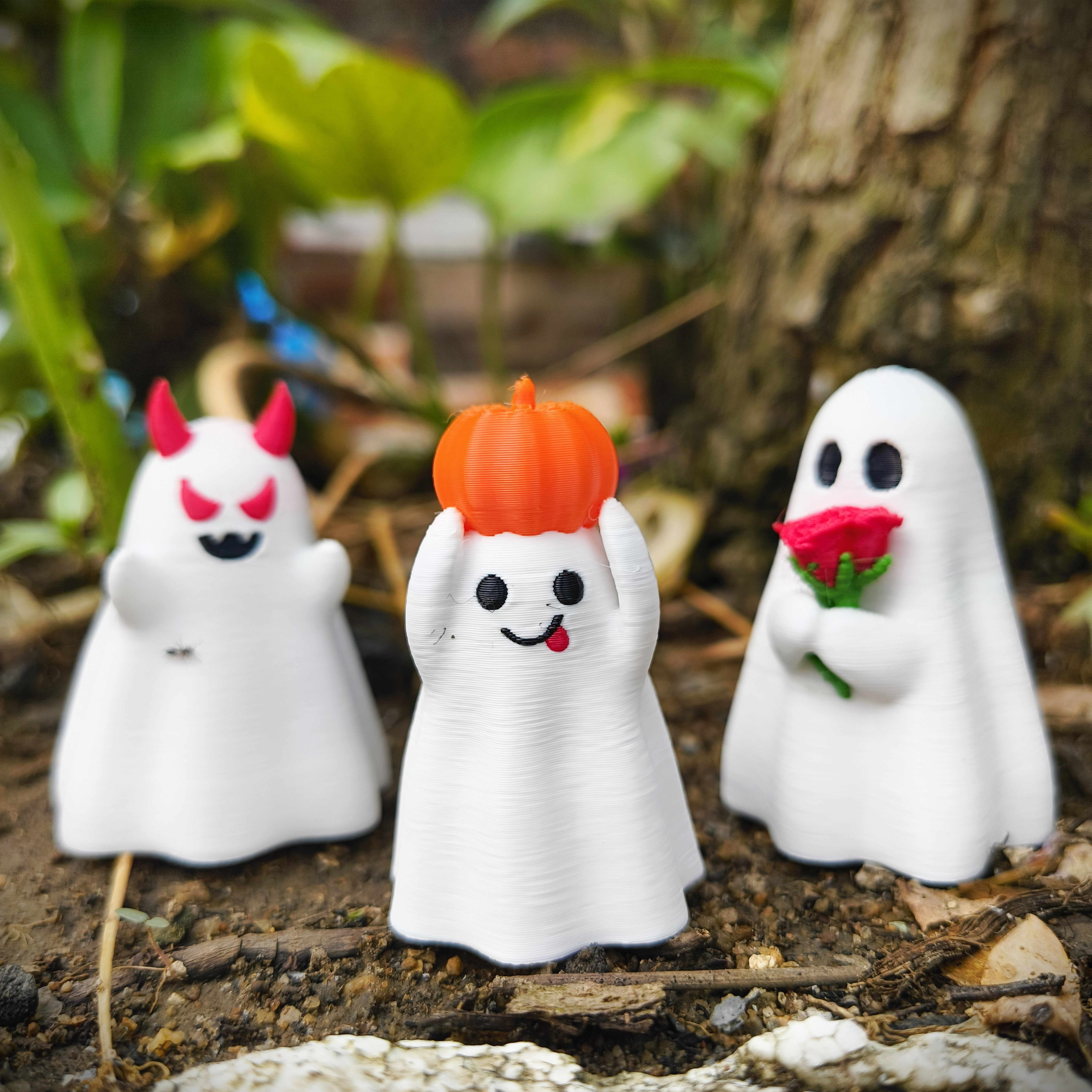 Halloween Special - Cute Boo Ghost collection 3D print model_2