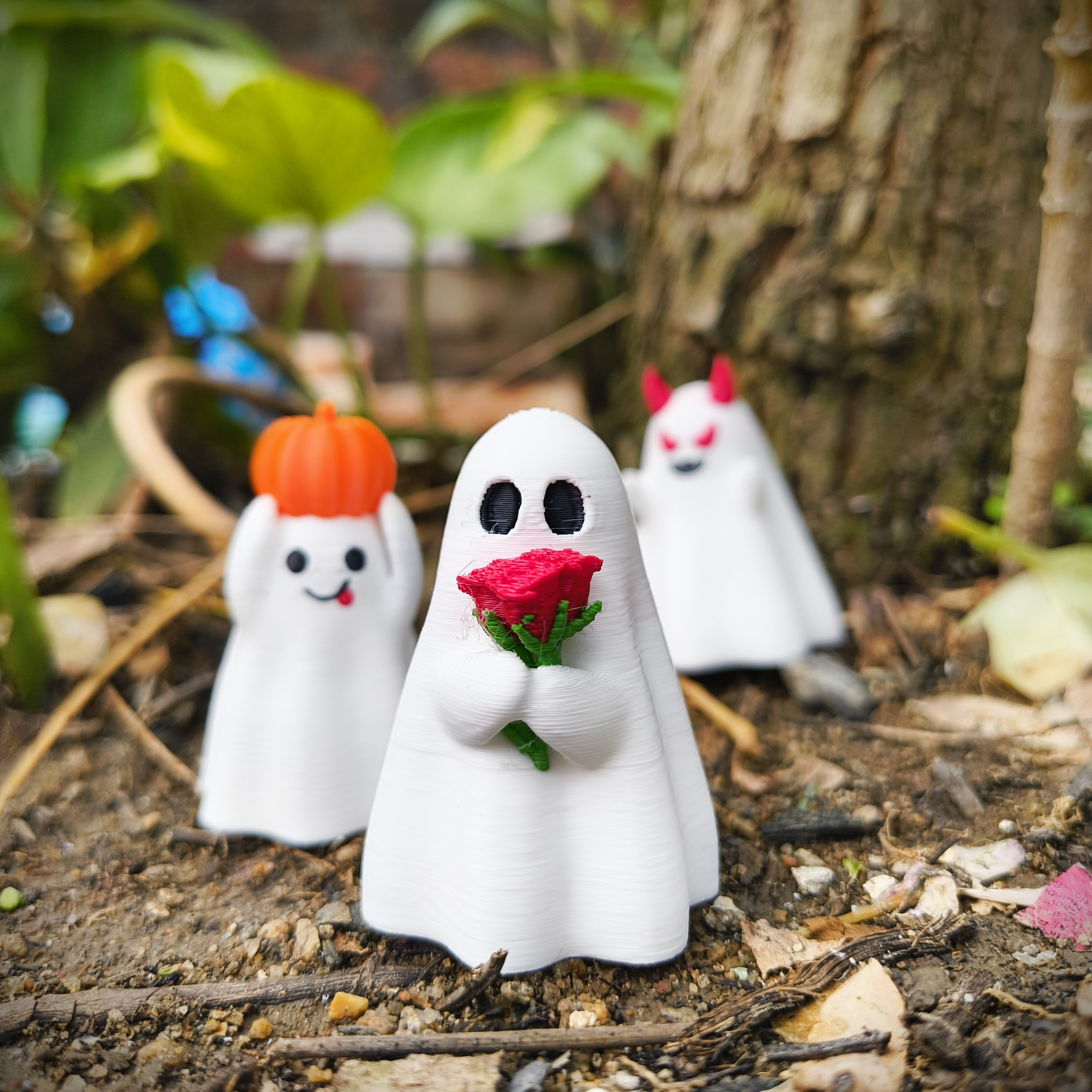 Halloween Special - Cute Boo Ghost collection 3D print model_1
