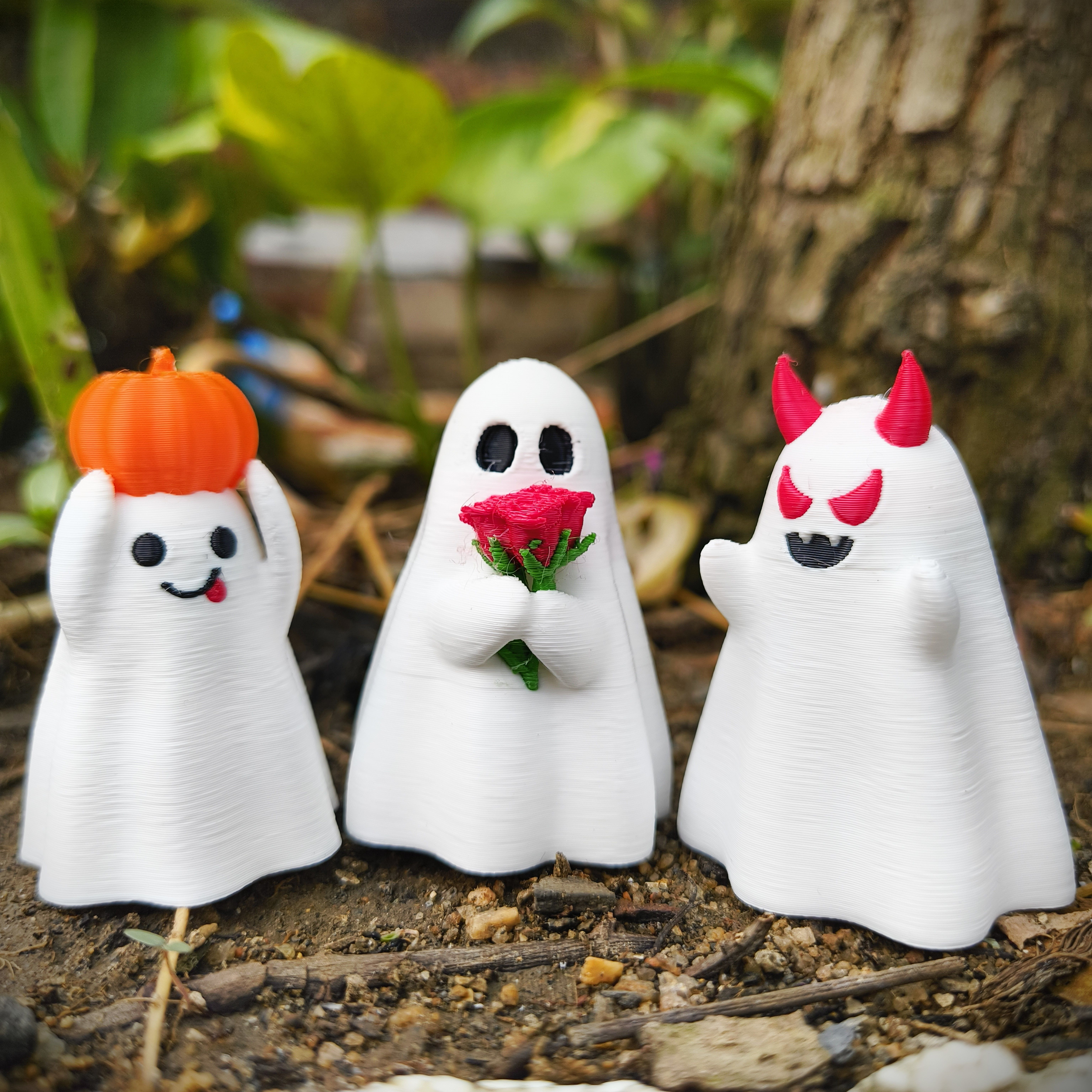 Halloween Special - Cute Boo Ghost collection 3D print model_7