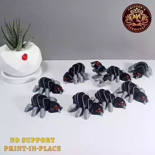 Flexi Mini Spider Halloween Special No support Articulate