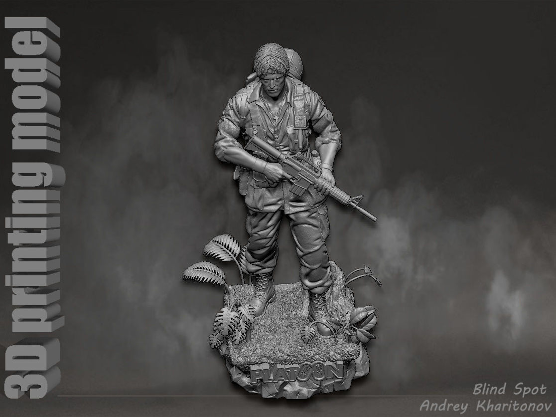 Platoon Sergeant Elias 3D print model_17