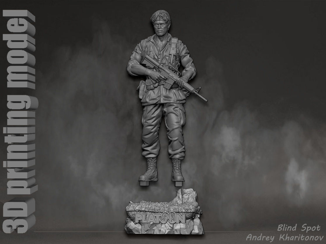 Platoon Sergeant Elias 3D print model_31