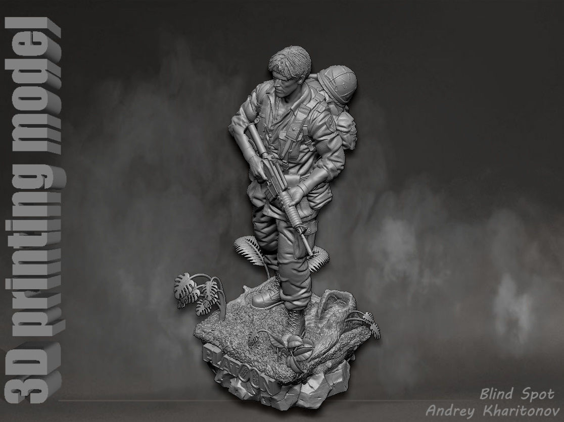 Platoon Sergeant Elias 3D print model_18