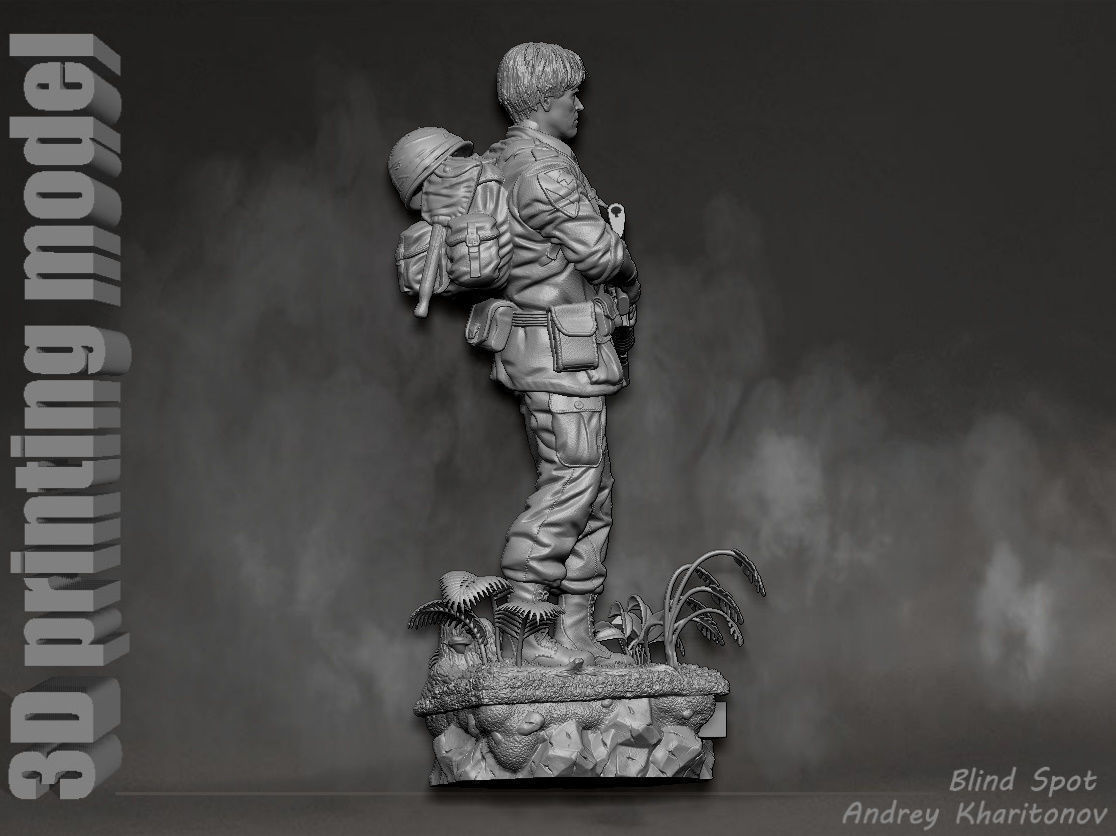 Platoon Sergeant Elias 3D print model_11