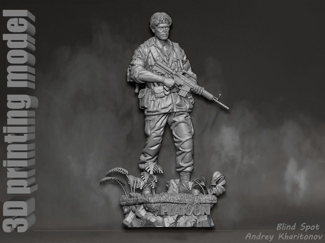 Platoon Sergeant Elias 3D print model_15