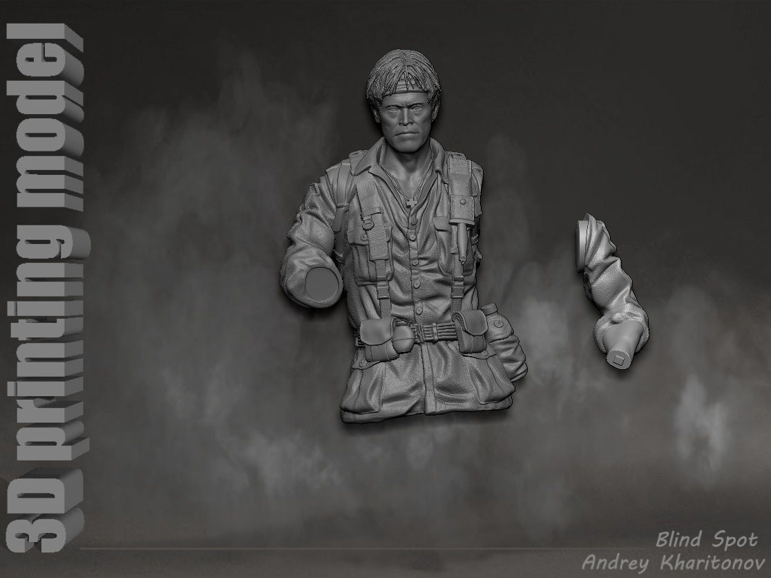Platoon Sergeant Elias 3D print model_39