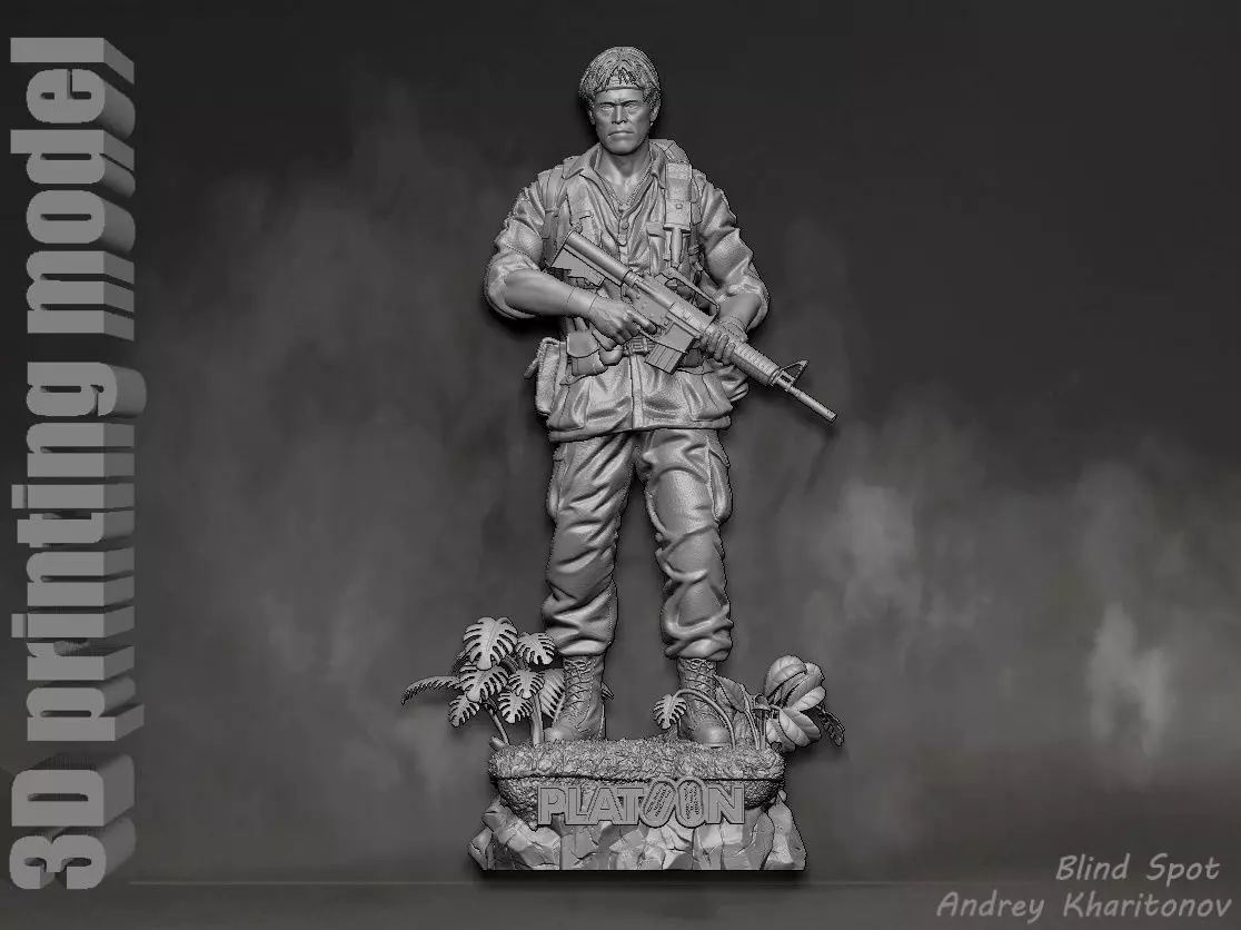 Platoon Sergeant Elias 3D print model_0