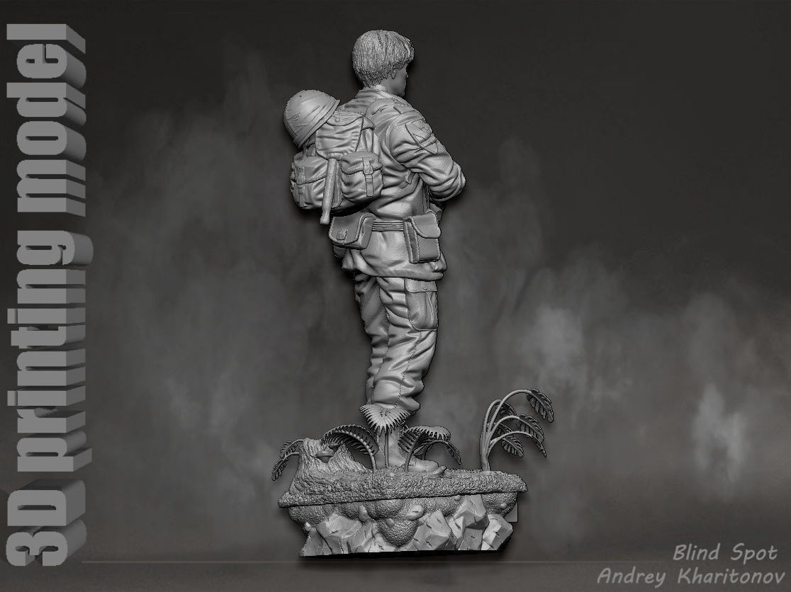 Platoon Sergeant Elias 3D print model_10