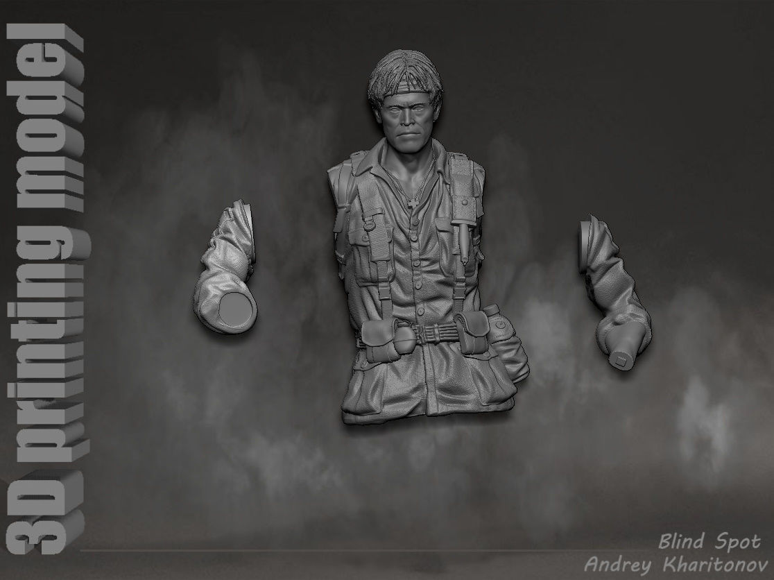 Platoon Sergeant Elias 3D print model_40