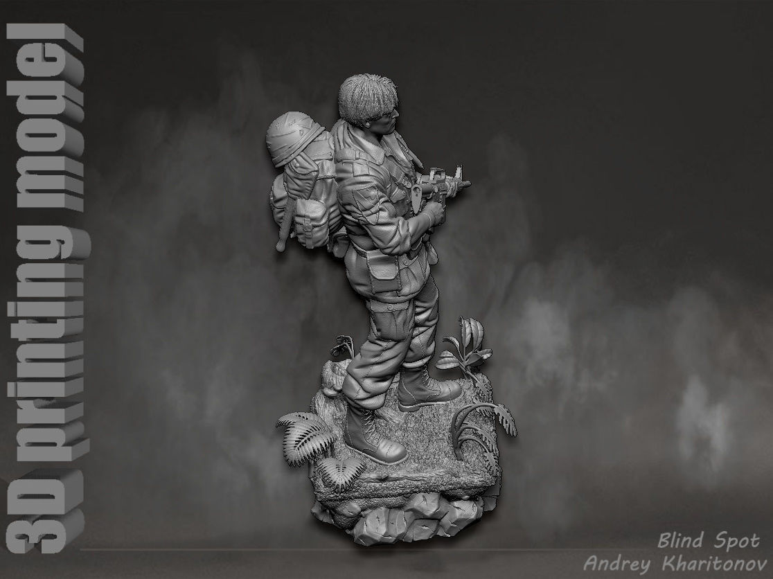 Platoon Sergeant Elias 3D print model_21