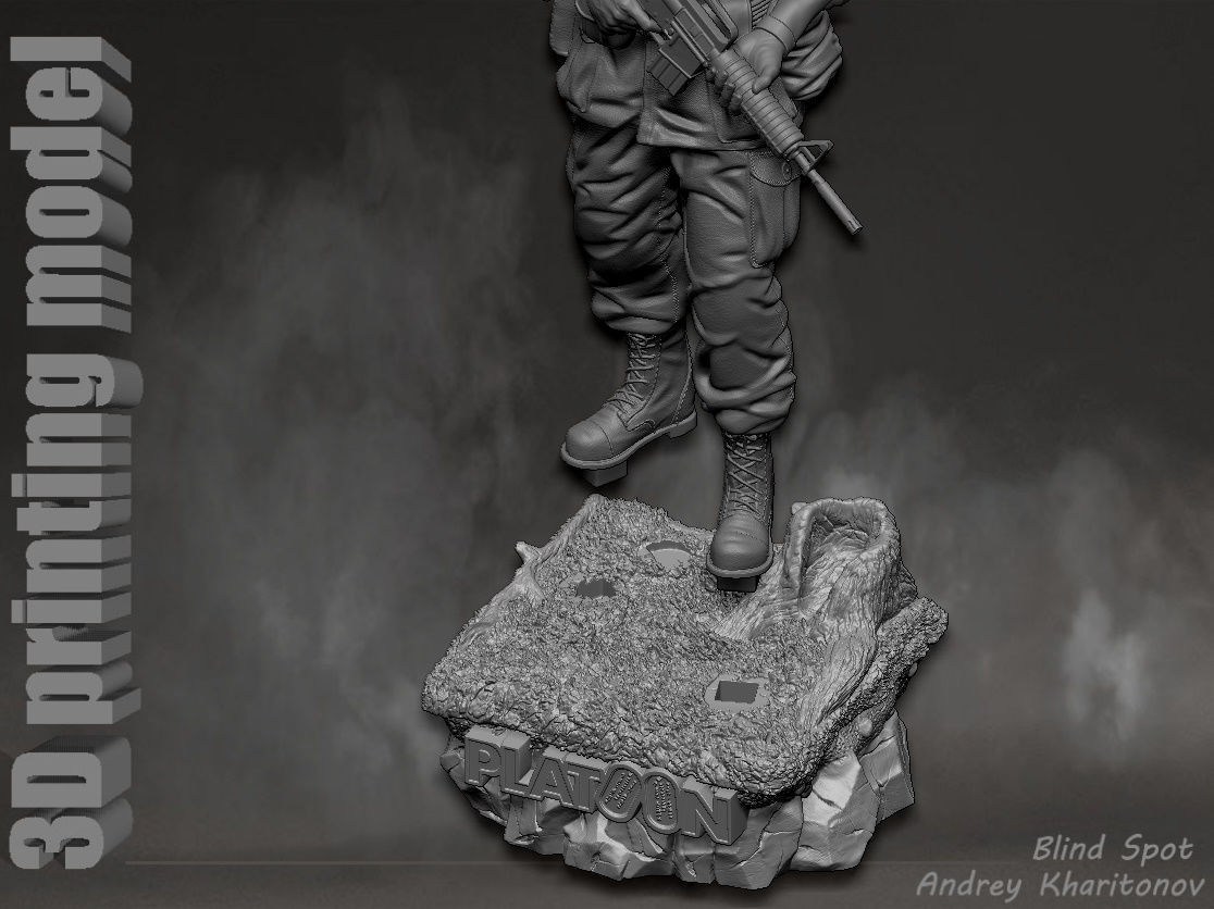 Platoon Sergeant Elias 3D print model_30