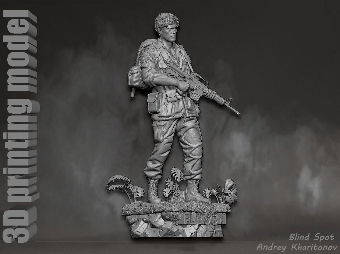 Platoon Sergeant Elias 3D print model_14