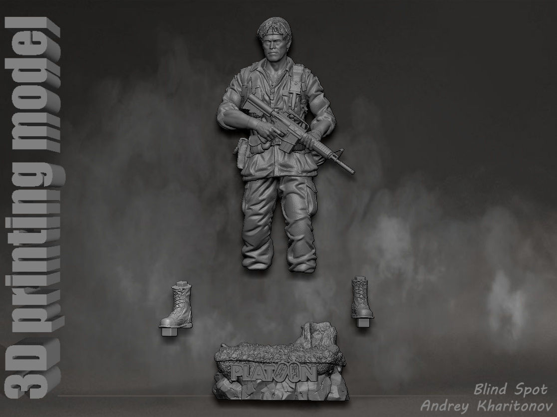 Platoon Sergeant Elias 3D print model_33