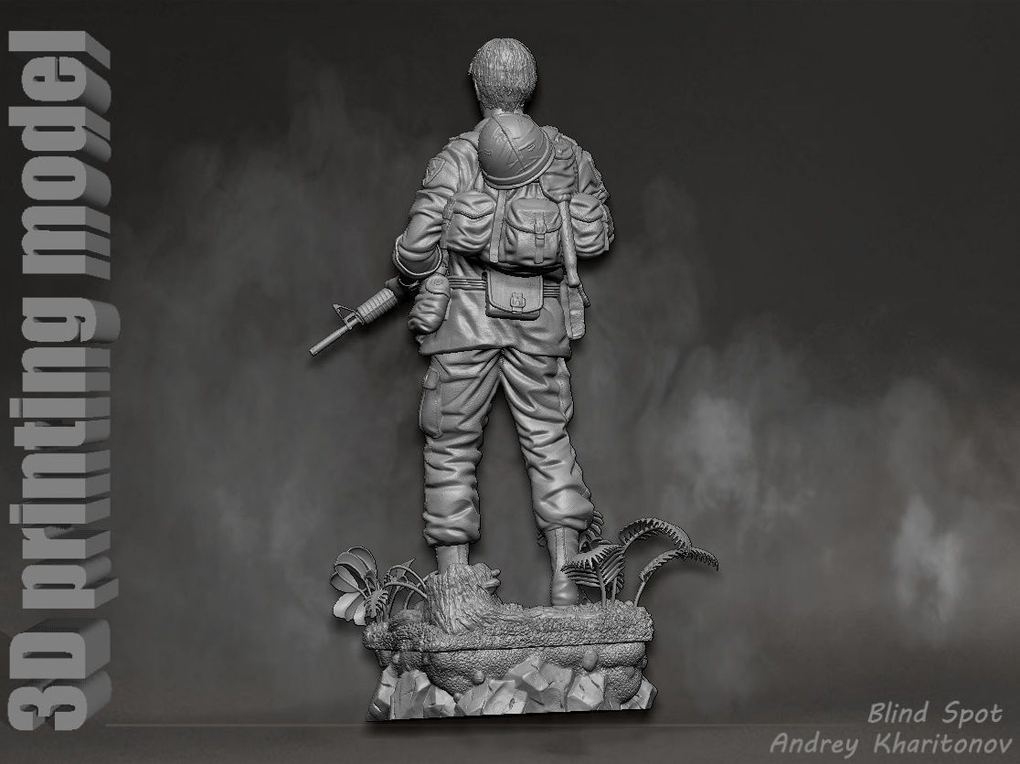 Platoon Sergeant Elias 3D print model_7