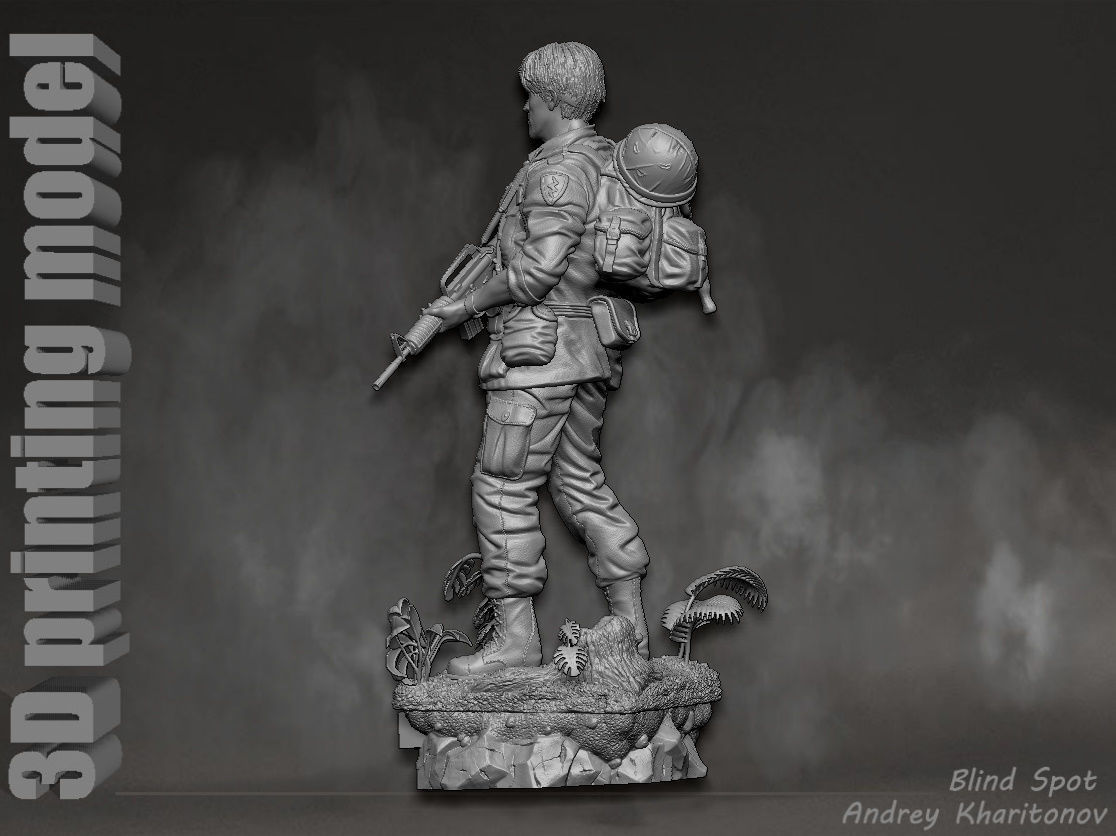 Platoon Sergeant Elias 3D print model_5