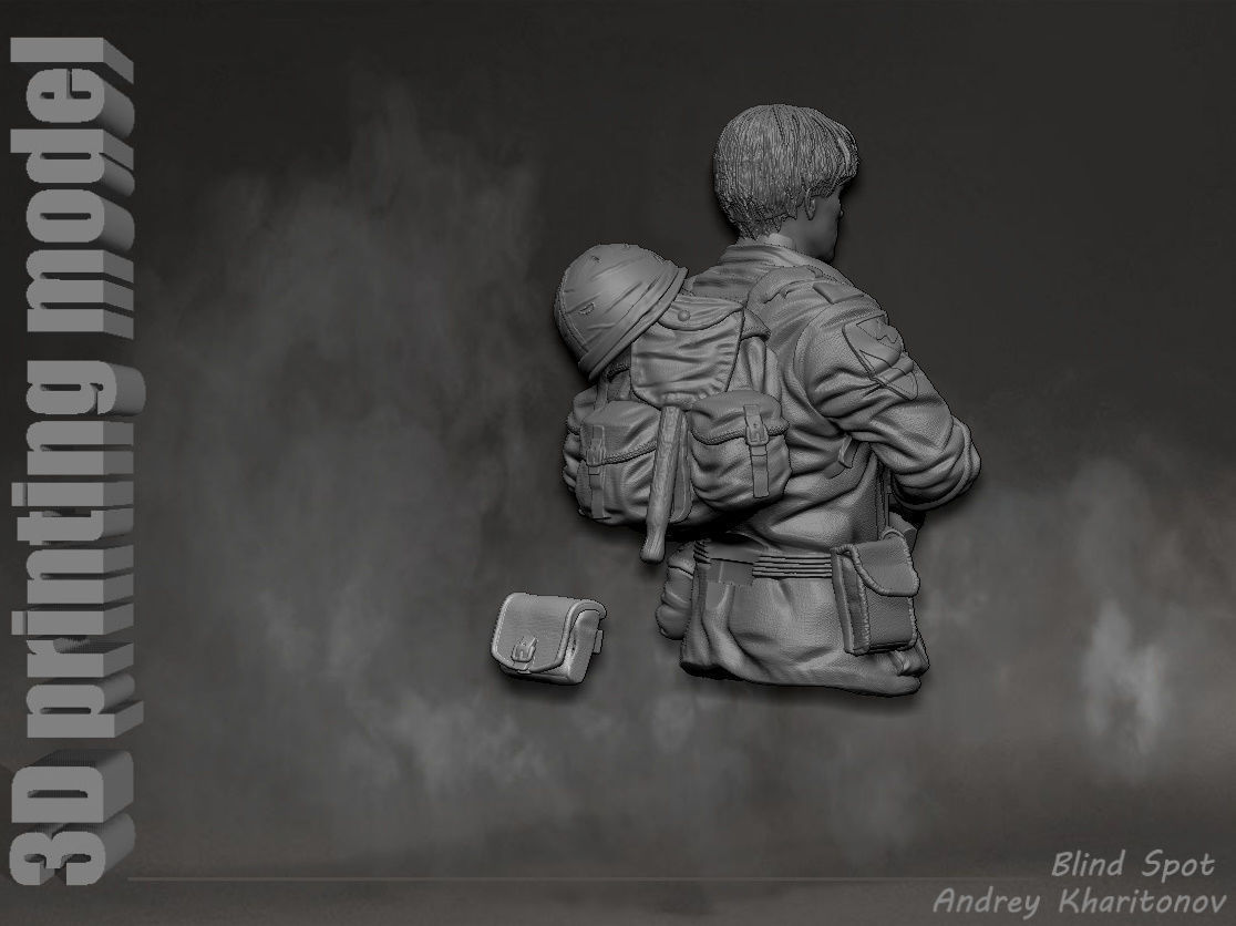 Platoon Sergeant Elias 3D print model_35