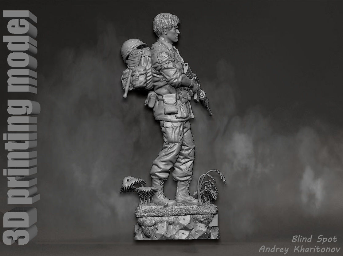 Platoon Sergeant Elias 3D print model_12