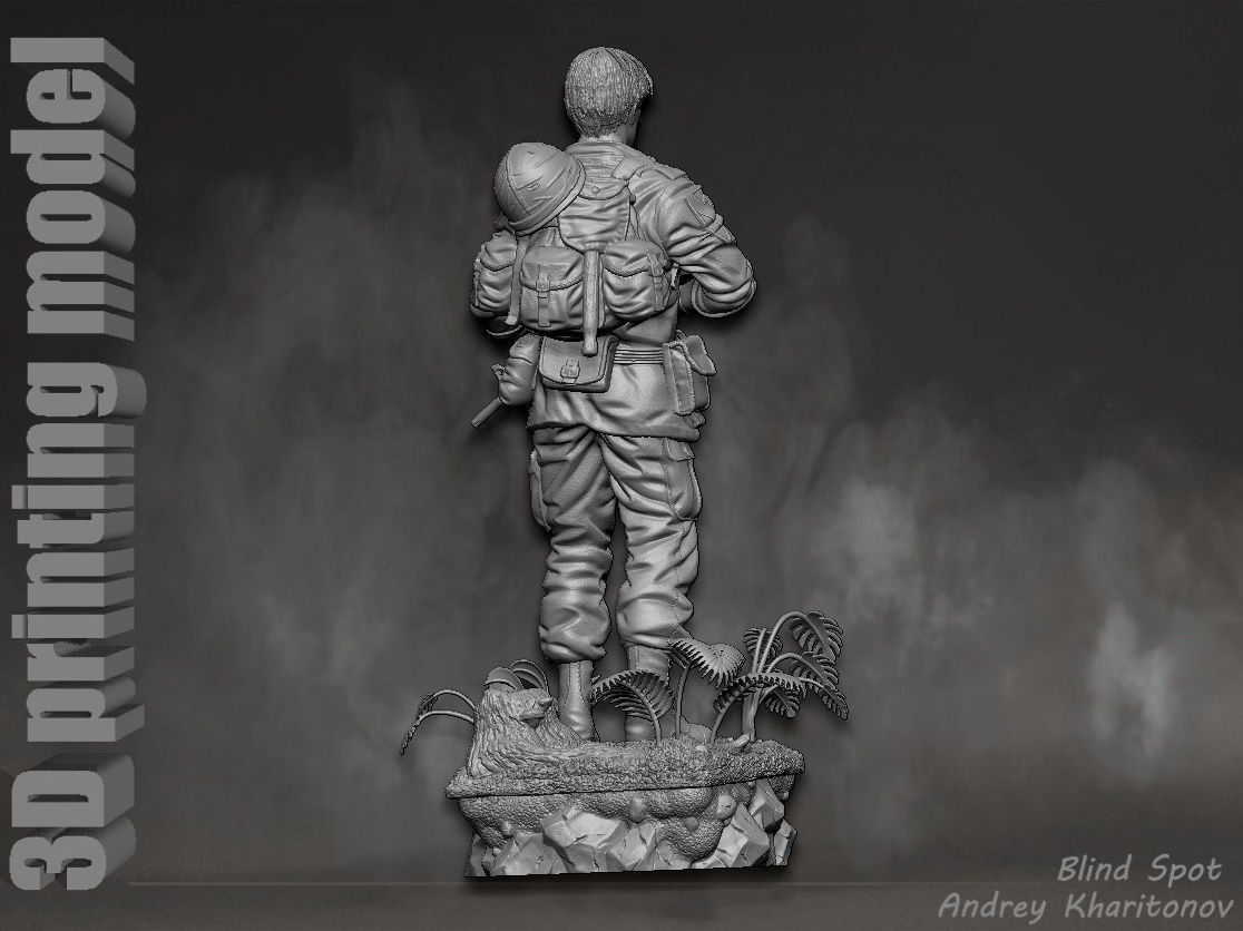 Platoon Sergeant Elias 3D print model_9