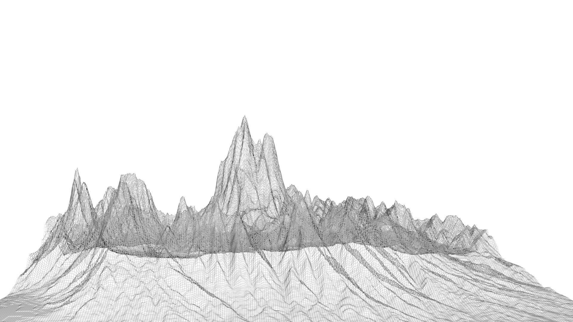 Fuji Mountains 3D model_10