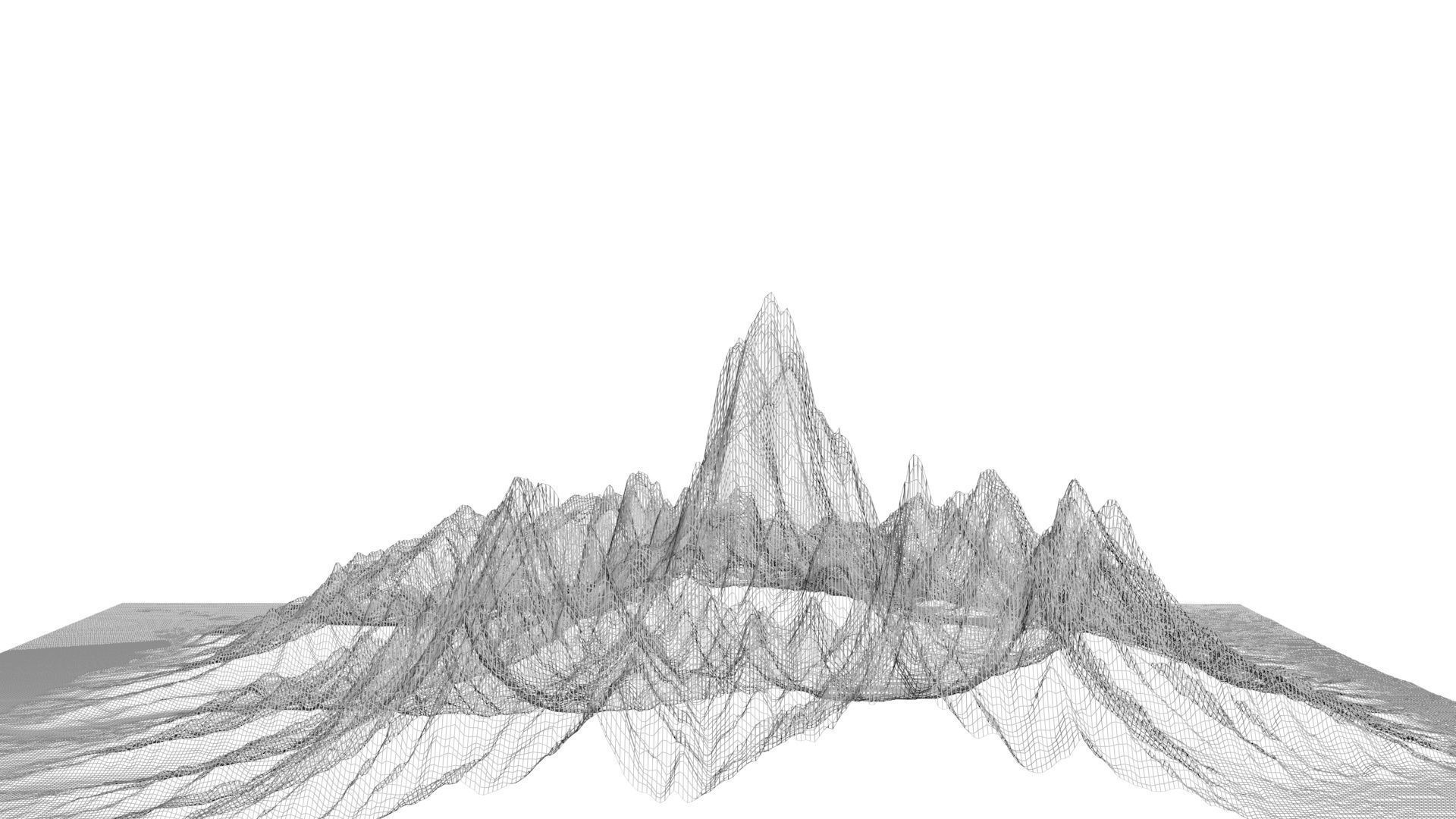 Fuji Mountains 3D model_9