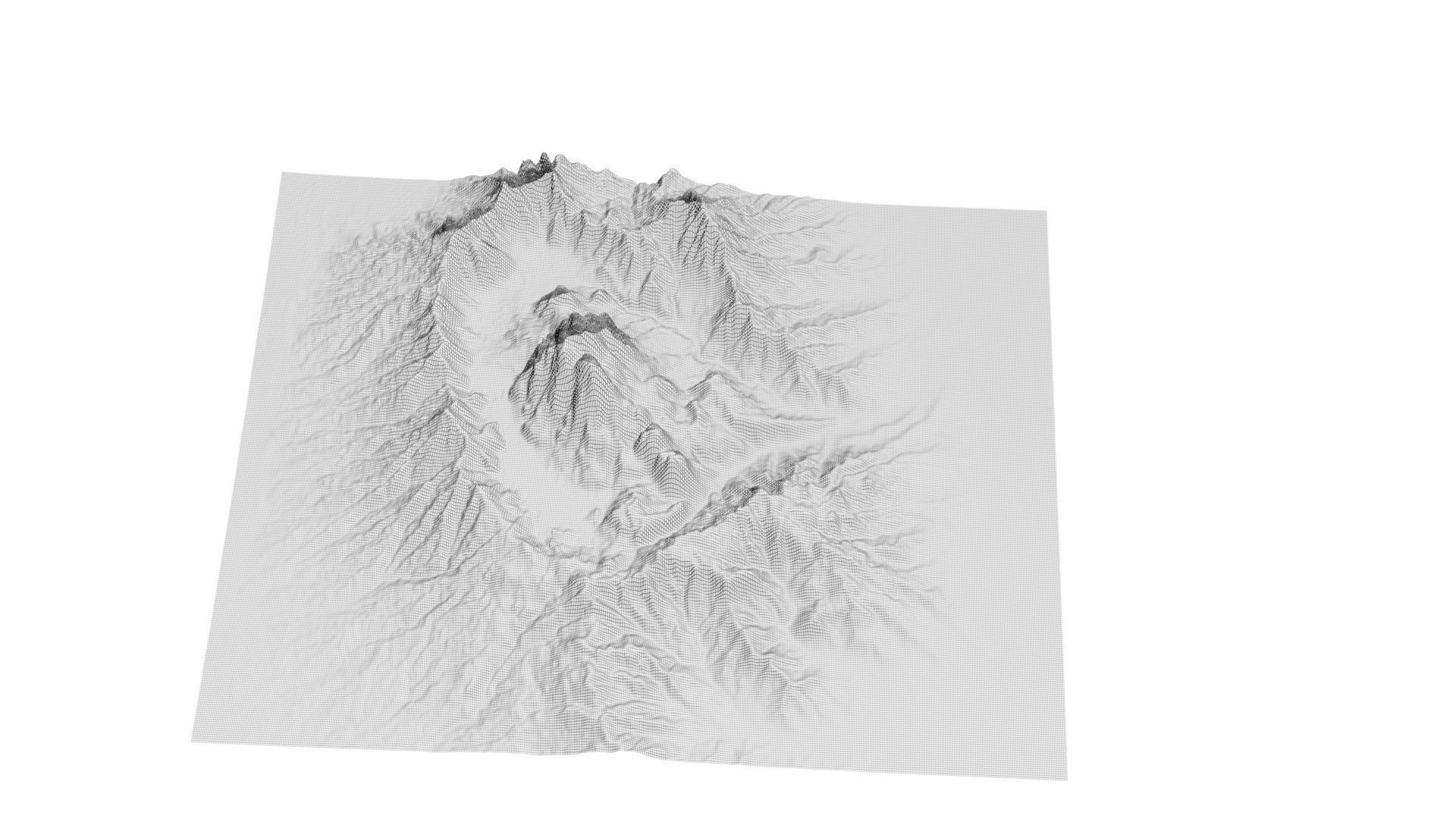 Fuji Mountains 3D model_11