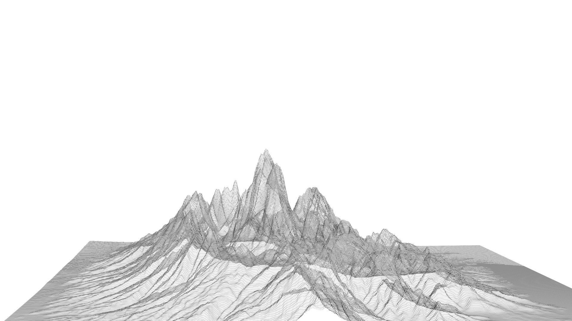 Fuji Mountains 3D model_7