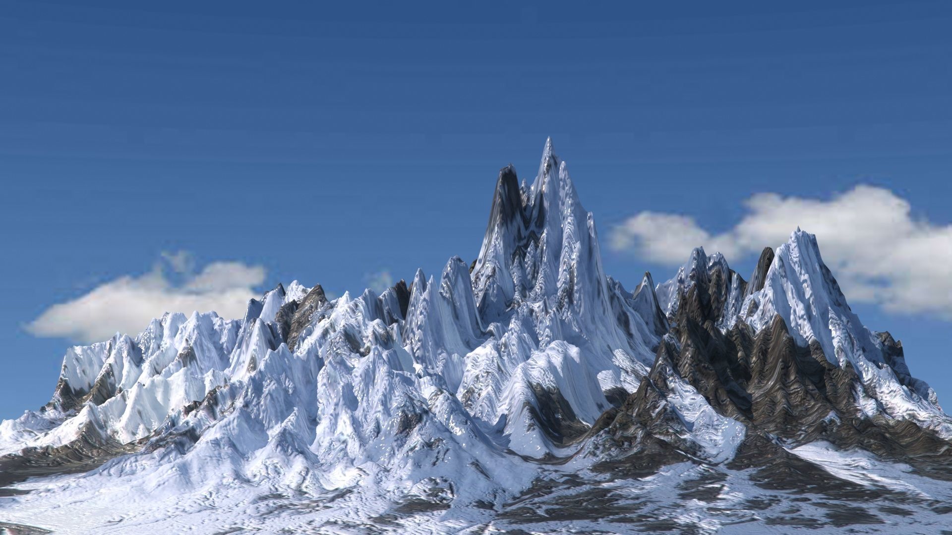 Fuji Mountains 3D model_4