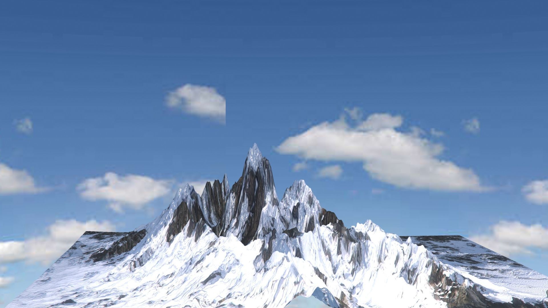 Fuji Mountains 3D model_5