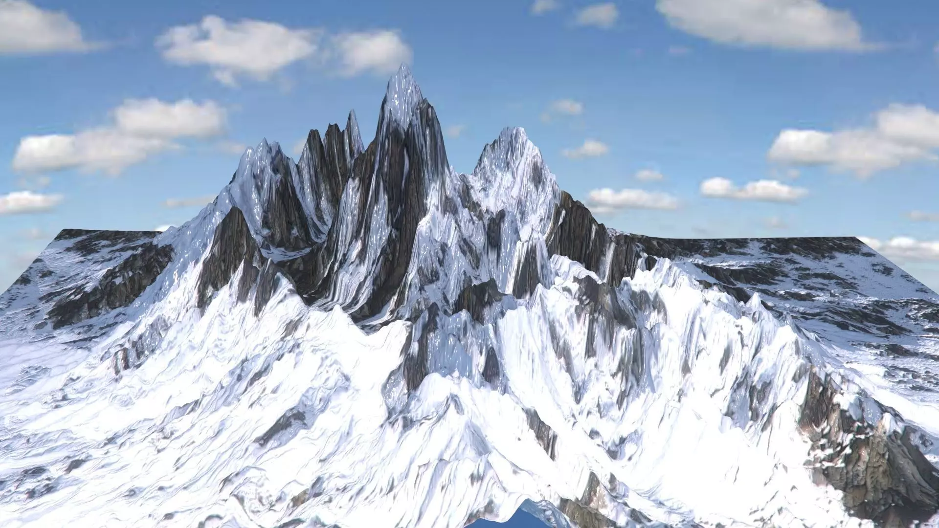 Fuji Mountains 3D model_0