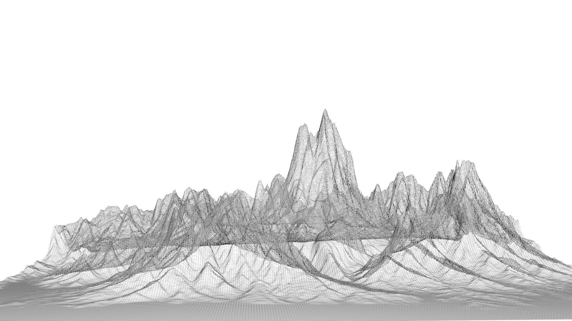 Fuji Mountains 3D model_8
